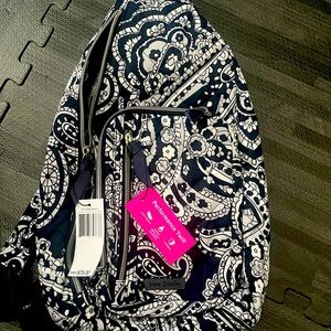 Vera Bradley crossbody bag- Navy and white - Brand new